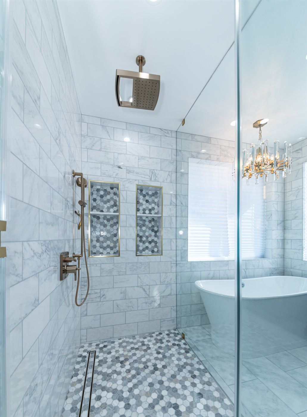 Calabasas master bathroom renovation â€” modern elegance with classic luxury, by ARKO Remodeling